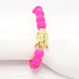 Hot Pink/Gold Buddha