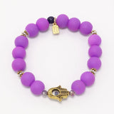 Purple/Gold Hamsa