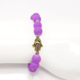 Purple/Gold Hamsa