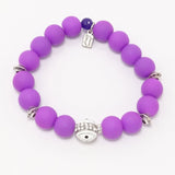 Purple/White Evil Eye