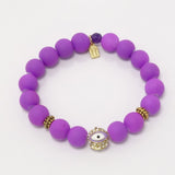 Purple/Purple Evil Eye