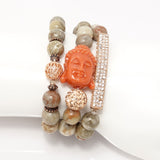 Orange Buddha Set