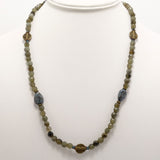 Green Labradorite/Antique Gold