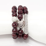 Maroon Heart Set