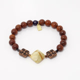 Wood Prayer Five Bracelet Bundle