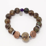 Chocolate Brown/Dark Green Dizzy Set