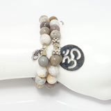 Neutral Dual Wrap Bracelet