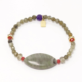 Labradorite Ornament Bracelet Set