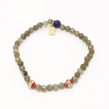 Labradorite Ornament Bracelet Set