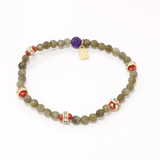 Labradorite Ornament Bracelet Set