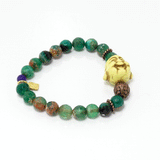 Yellow Laughing Buddha Bracelet