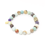 Warm Pastel Buddha Bracelet