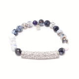 Beautiful Blue Five Bracelet Bundle