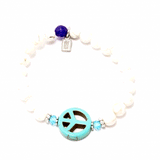 Whitney White Bracelet