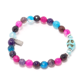 Pink/Blue Four Bracelet Bundle