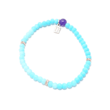 Light Pink and Blue Four Bracelet Bundle