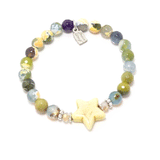 Yellow and Green Four Bracelet Bundle