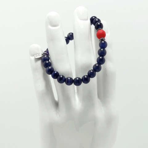 Spalsh of Red Men's Bracelet
