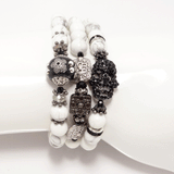 Frosty The Skull Bracelet Set