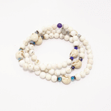 White/White Skull Wrap Bracelet