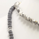 White Horn Beaded Necklace