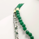 Emerald Green Believe Necklace