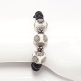 Black and White Tibetan Bracelet