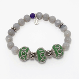 Grey/Green Bracelet