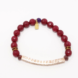 Maroon Hamsa Bracelet Set