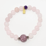 Rhinestone Love Bracelet Set