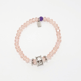 Light Pink LOVE Beaded Bracelet