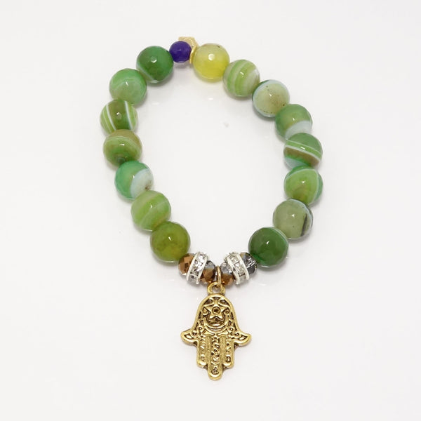 Green Buddha Bracelet Set