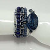 Denim Friendly Wrap Bracelet