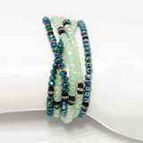 Leprechaun Crystal Wrap Bracelet