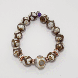 Light Brown Dizzy Duo Beaded Bracelet Set