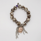 Light Brown Dizzy Duo Beaded Bracelet Set