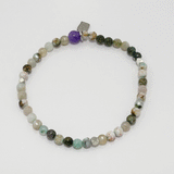 Moss Green Five Beaded Bracelet Bundle