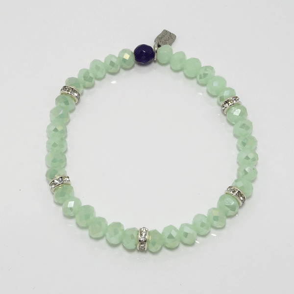 Fifty Shades of Green Six Beaded Bracelet Bundle