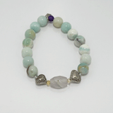 Heart Spring Time SixBeaded Bracelet Bundle Set