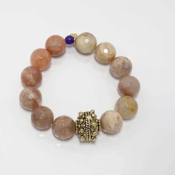 Moon Stone Beaded Bracelet