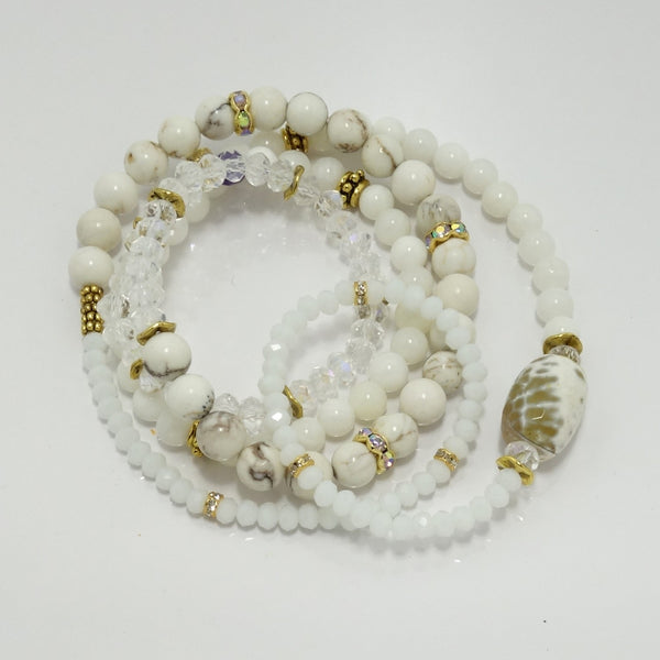 White Out Wrap Bracelet