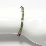 Fall Green Beaded Bracelet/Gold