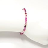 Multi Pink/Gold Beaded Bracelet