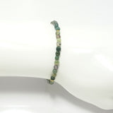 Multi Green/Gold Beaded Bracelet