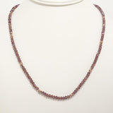 Sheer Magenta Rose-Gold Crystal Triple Wrap Bracelet