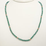 Shiny Green Rose-Gold Crystal Triple Wrap Bracelet