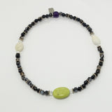 Black & White Agate Ankle Bracelet