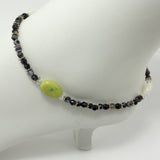Black & White Agate Ankle Bracelet