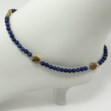 Blue Lapis Ankle Bracelet