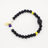 Black Matte/Black Matte Skull Men's Bracelet